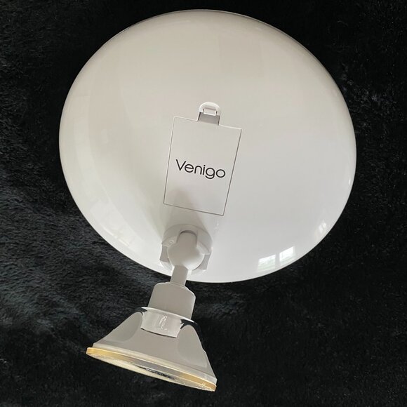 VENIGO 10x Make-Up Mirror with Touch Control Light, Suction Cup - Picture 4 of 6